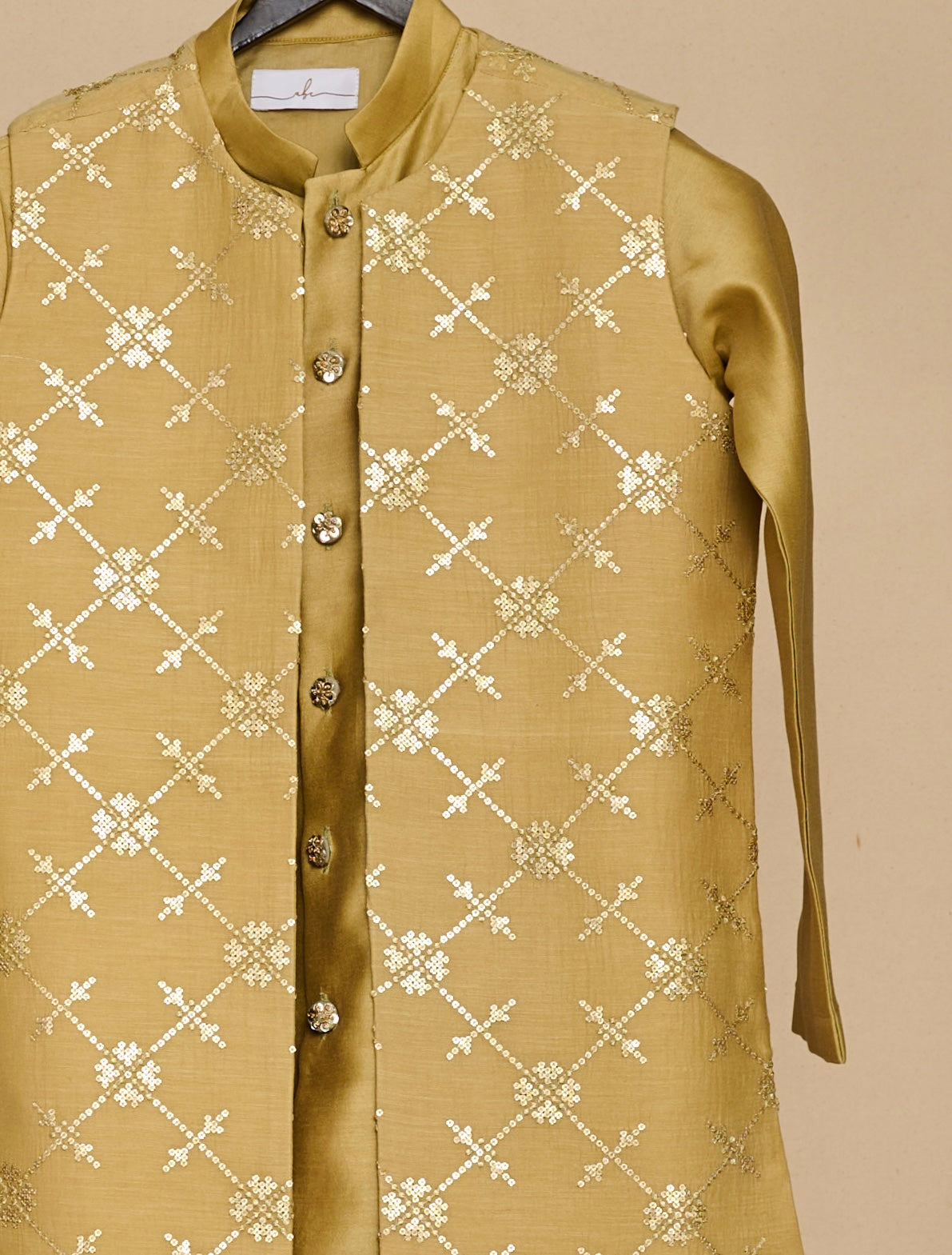 Earth Green Long Jacket Set