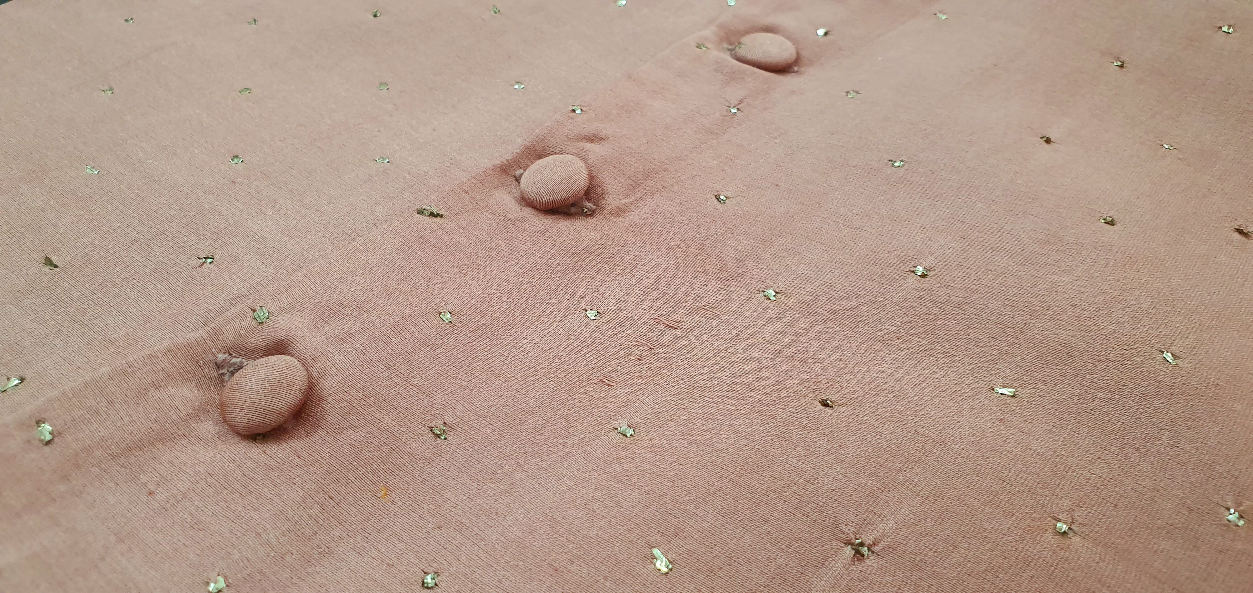 Blush Pink Mukaish Kurta Jacket Set