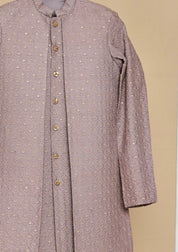 Lavender Haze Layered Achkan Set
