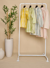 Leafy Green Tie And Die Kurta Set
