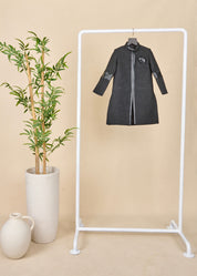 Charcoal Black Achkan Set