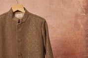 Greenish Grey Achkan Set