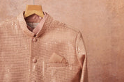 Thread Sequins Work Achkan With Kurta Pajama Set